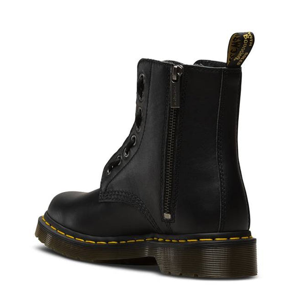 Dr.Martens Women's 1460 Pascal FRNT Zip Mid Calf Boot Black