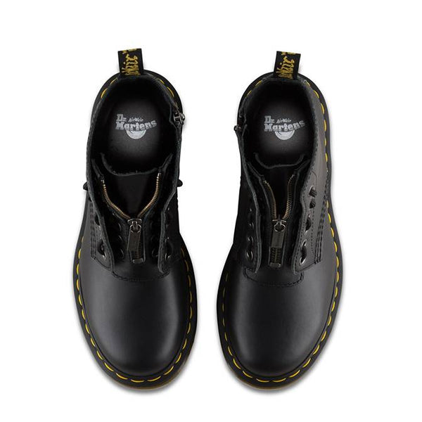 Dr.Martens Women's 1460 Pascal FRNT Zip Mid Calf Boot Black