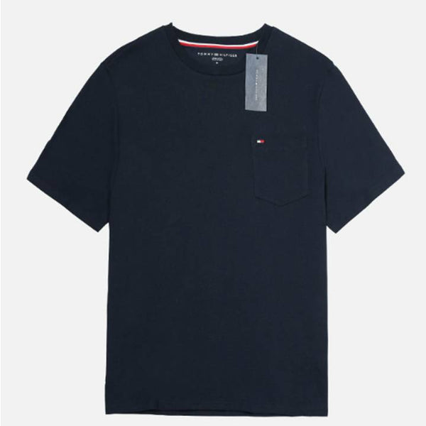 TOMMY HILFIGER MEN'S CREW NECK T-SHIRT SKY CAPTAIN