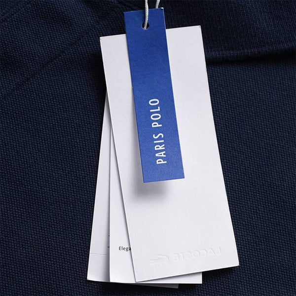 Lacoste Men's Solid Stretch Polo Navy