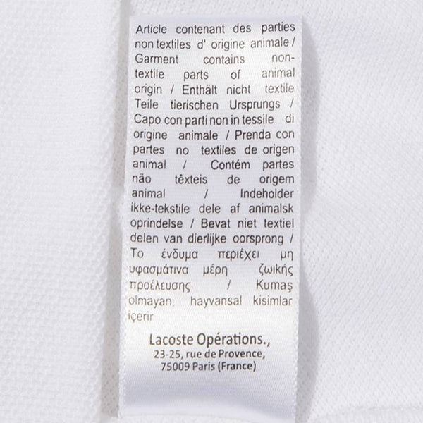 Lacoste Men's Classic Polo White