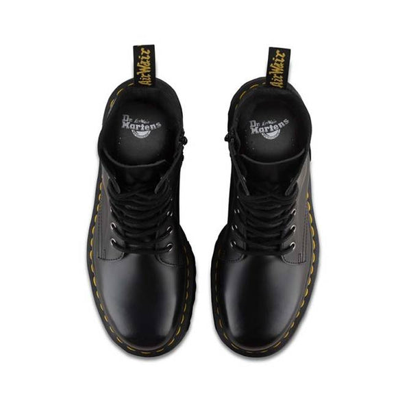 Dr. Martens Jadon 8-Eye Leather Platform Boot for Men and Women Black