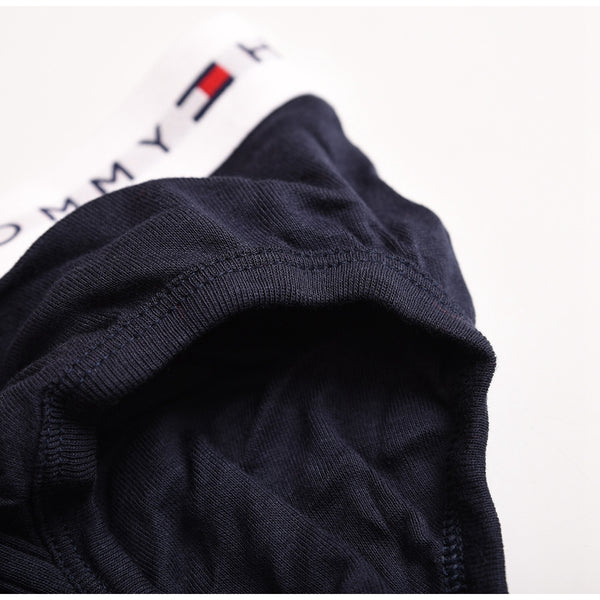 Tommy Hilfiger Men's Underwear, Cotton Brief 4-Pack Black