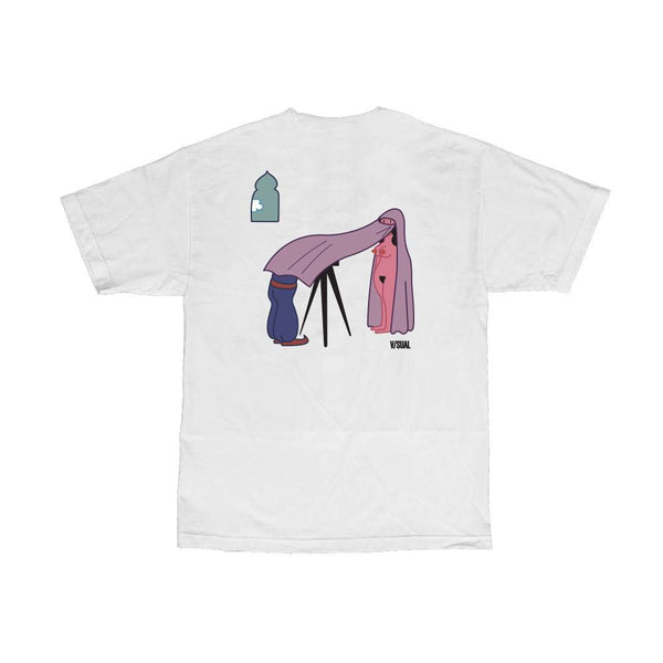 VISUAL Forbidden White Tee