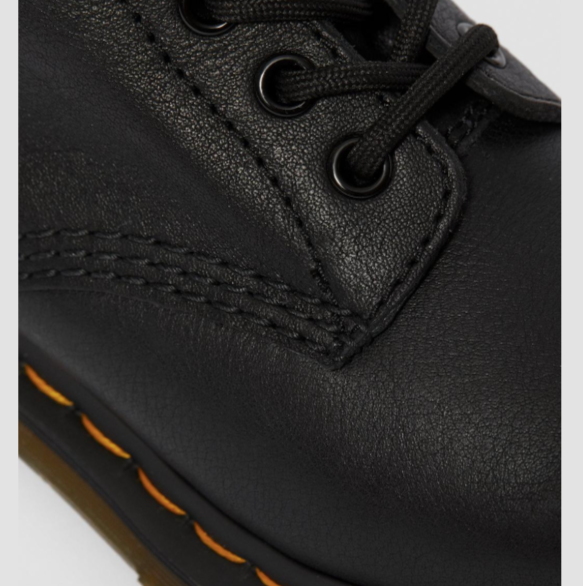 Dr.Martens Women's 1460 PASCAL VIRGINIA LEATHER BOOTS BLACK Contemporary