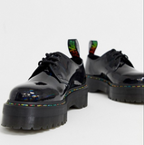 Dr.Martens Women's 1461 RAINBOW PATENT PLATFORM SHOES Multi Color