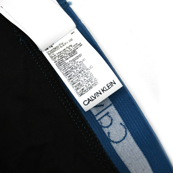 Calvin Klein Men's Cotton Stretch Hip Briefs 3-Pack NU2661 Black with Color Band Red