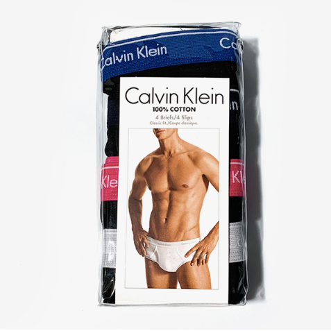 Calvin Klein Men's Classic Briefs 4-Pack U4000 Black Combo – HiPOP Fashion