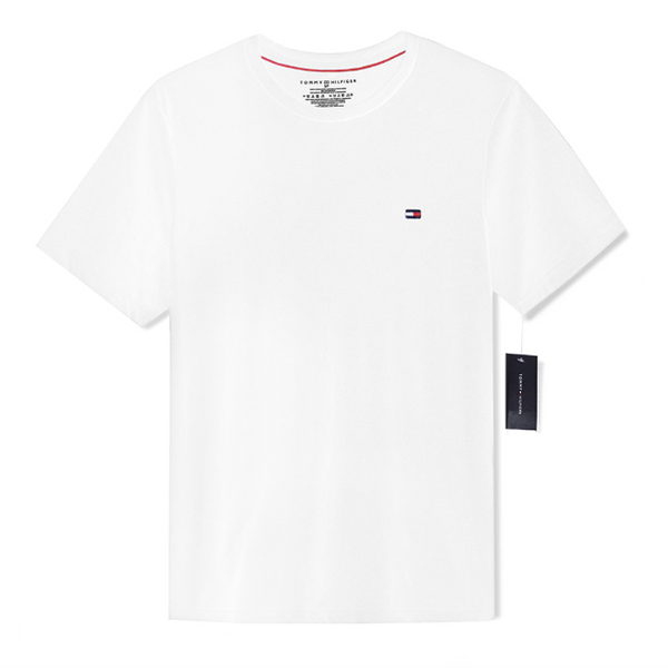 Tommy Hilfiger Men's Flag Crew Neck Tee Black