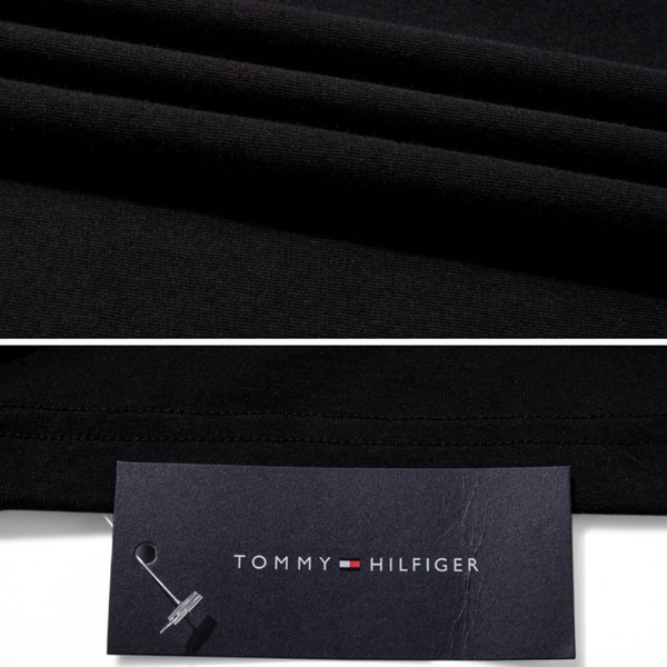 Tommy Hilfiger Men's Flag Crew Neck Tee Grey