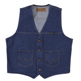 Wrangler Unlined Denim Vest - Denim - 74130PW