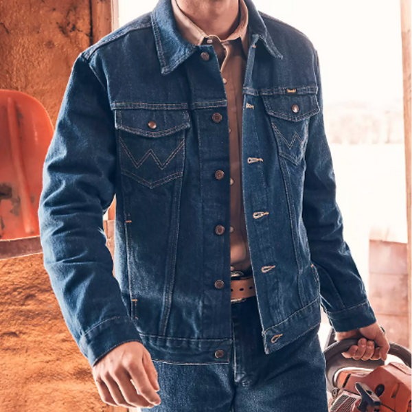Wrangler® Cowboy Cut® Unlined Denim Jacket 74145PW