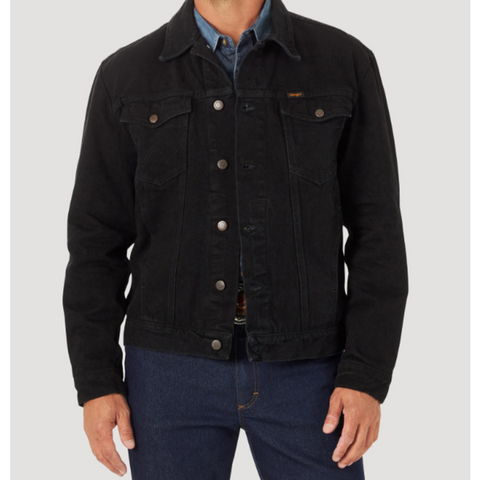 Wrangler Denim Jacket - Unlined - Shadow Black - 112318280