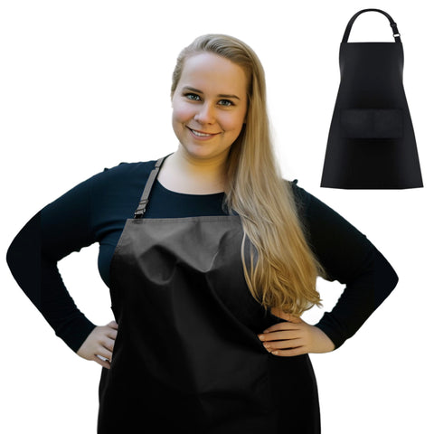 Urby Aprons for Women with Pockets Plus Size Apron XL XXL or Waist W40+, Extra Large and Long.