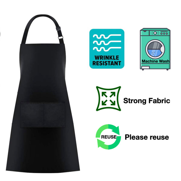 Urby Aprons for Women with Pockets Plus Size Apron XL XXL or Waist W40+, Extra Large and Long.