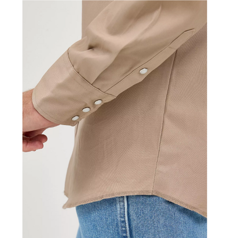 Mens Authentic Cowboy Cut® Work Shirt - Khaki - MS70319