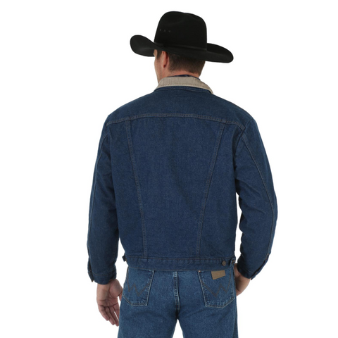 Wrangler Blanket Lined Denim Jacket - Prewashed - 74260PW