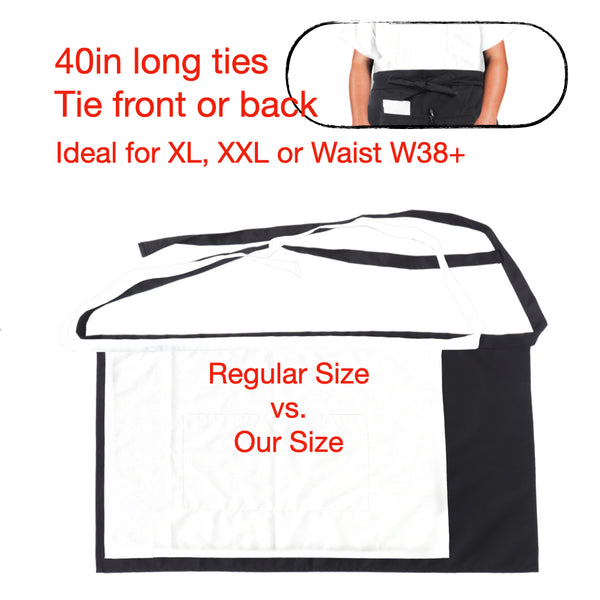 Urby Waist/half Aprons For Women With Pockets Plus Size Apron XL XXL or Waist W40+, Mandiles Para Mujer Para Trabajo