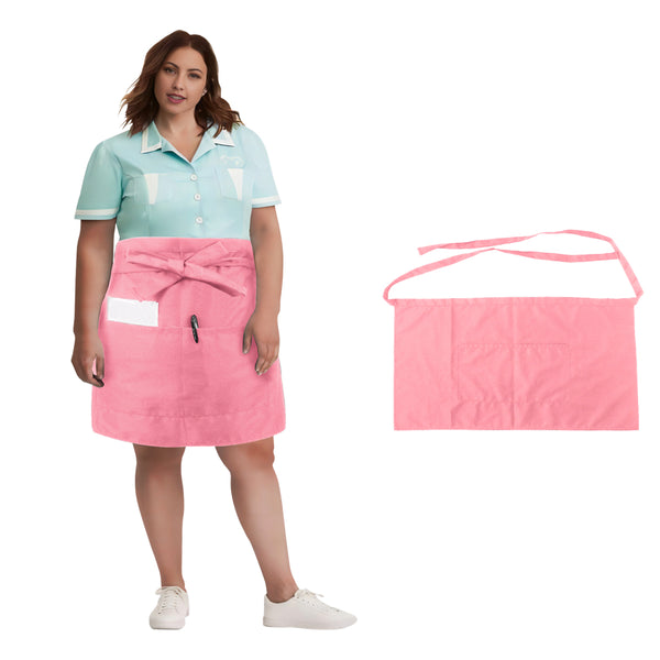 Urby Waist/half Aprons For Women With Pockets Plus Size Apron XL XXL or Waist W40+, Mandiles Para Mujer Para Trabajo