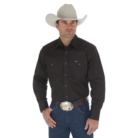 Wrangler Mens Authentic Cowboy Cut® Work Shirt MS70819