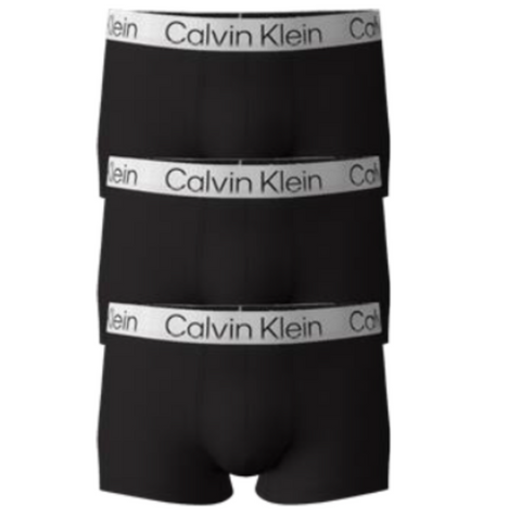 Calvin Klein Men's 3pk Chromatic Brushed Micro Trunks Underwear