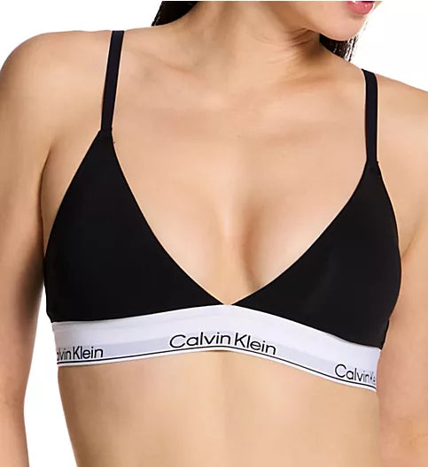 Calvin Klein Women's Icon Cotton Modal Lightly Lined Triangle Bralette