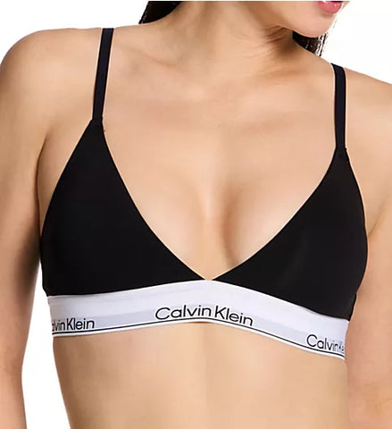 Calvin Klein Women's Icon Cotton Modal Lightly Lined Triangle Bralette