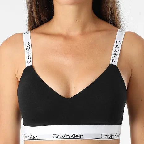 Calvin Klein Women's Icon Cotton Modal Lightly Lined Triangle Bralette