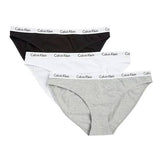 Calvin Klein Women's Carousel Cotton Bikini - 3 Pack