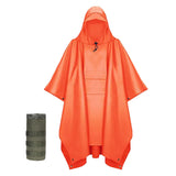 Urby Plus Size Adult Rain Poncho with Hood, Poncho Para Lluvia, Tactical Ponchos Adult For Camping, Hiking, Travel, Outdoors