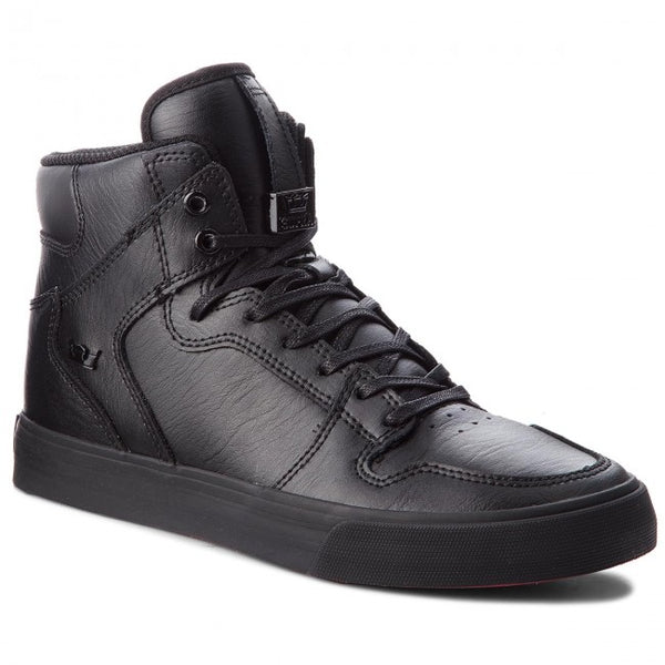 Supra Black Vaider Hightop Shoes