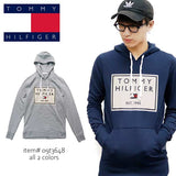 Tommy Hilfiger Men's Brushed Back Fleece Pullover Hoodie Red