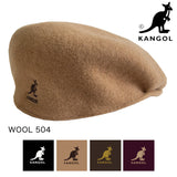 Kangol Wool 504 Caps Modern Classic 100% Seamless Wool Camel