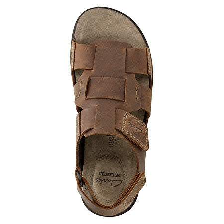 Clarks Men s Keften Cove s Sandal Tabacco Nubuck