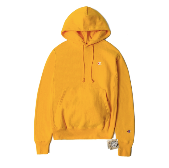 【champion】90s reverse wave sweat yellow Vintage Early 90s Champion USA Heavy Duty Reverse Weave