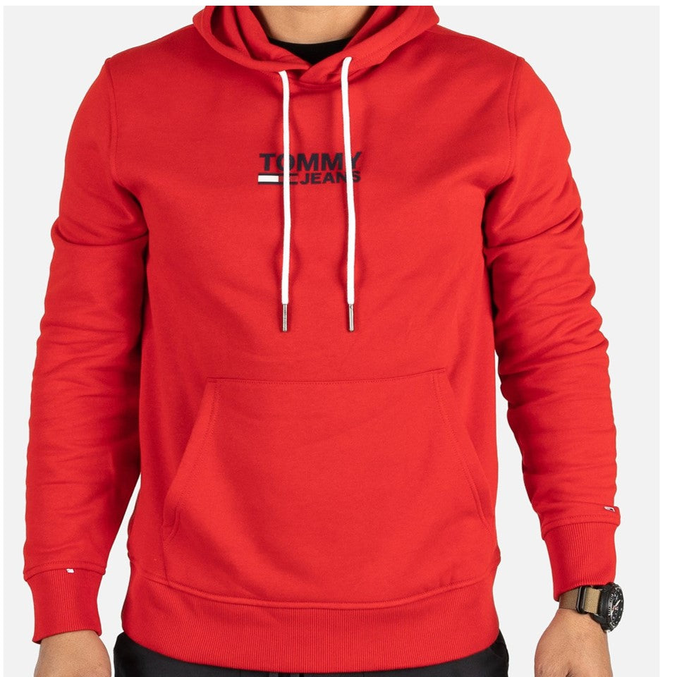 Tommy Hilfiger Men's Tommy Jeans LENNY HOODIE. BLUSH RED