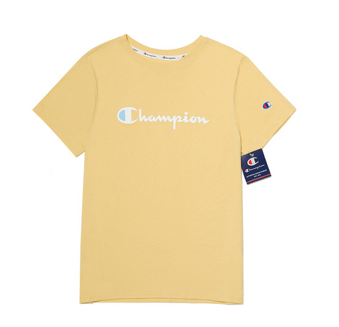 CHAMPION WOMEN'S CLASSIC GRAPHIC TEE YELLOW