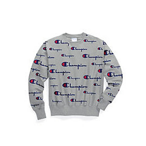 Champion Life Men Crew, All Over Logo