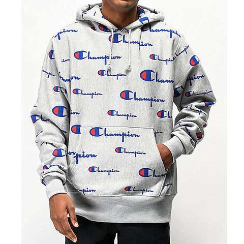 thumbnail image 2 of Huf All Caps Full-Zip Hoodie In Ash - Size L 2 of 14