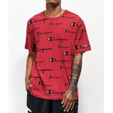 Champion Life Mens Heritage Tee, All Over Logo