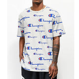 Champion Life Mens Heritage Tee, All Over Logo