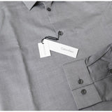 Calvin Klein Men's Long Sleeve Button Down Solid Shirt Light Blue