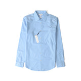 Calvin Klein Men's Long Sleeve Button Down Solid Shirt Light Blue