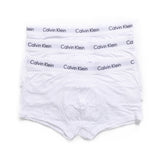 Calvin Klein Men's Cotton Stretch Low-Rise Trunks 3-Pack NU2664 All White