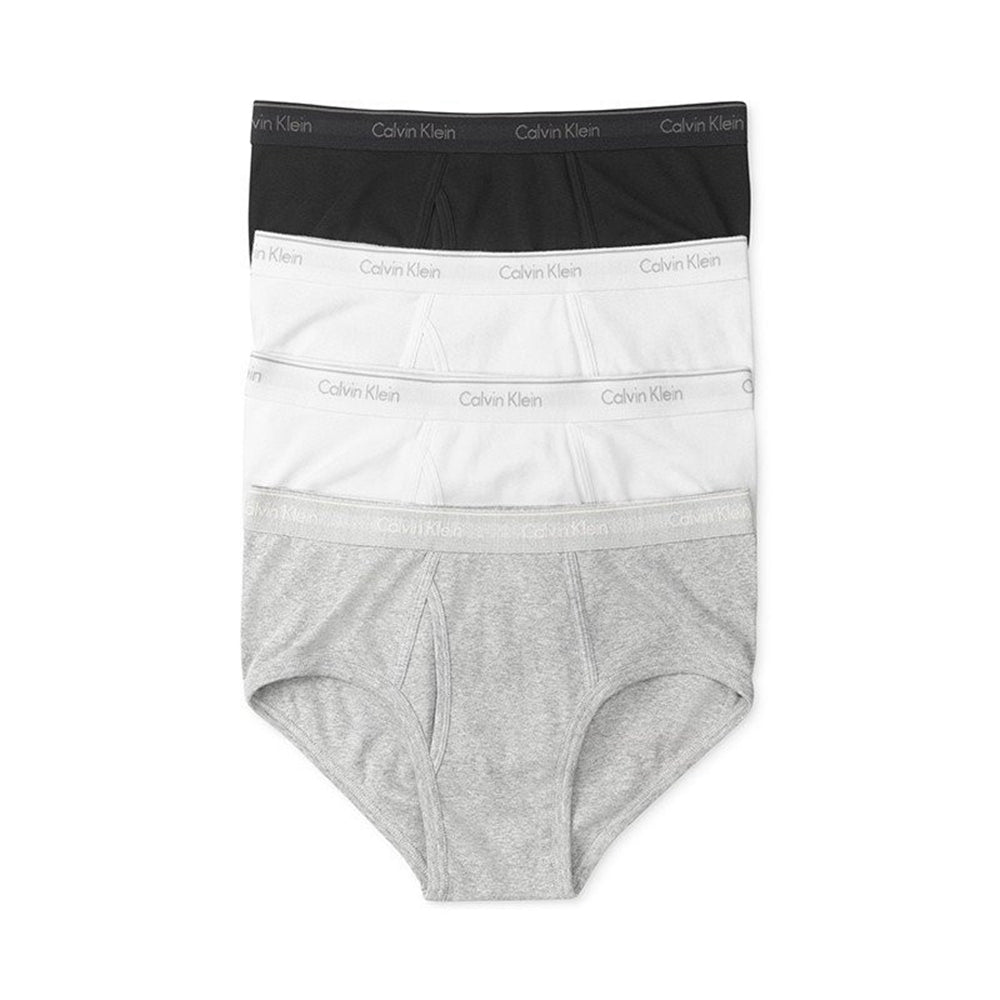 Calvin Klein Men's Classic Briefs 4-Pack U4000 Grey Mix