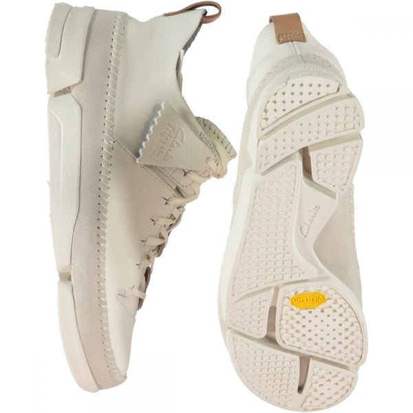 Clarks Trigenic Flex White Leather