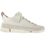 Clarks Trigenic Flex White Leather