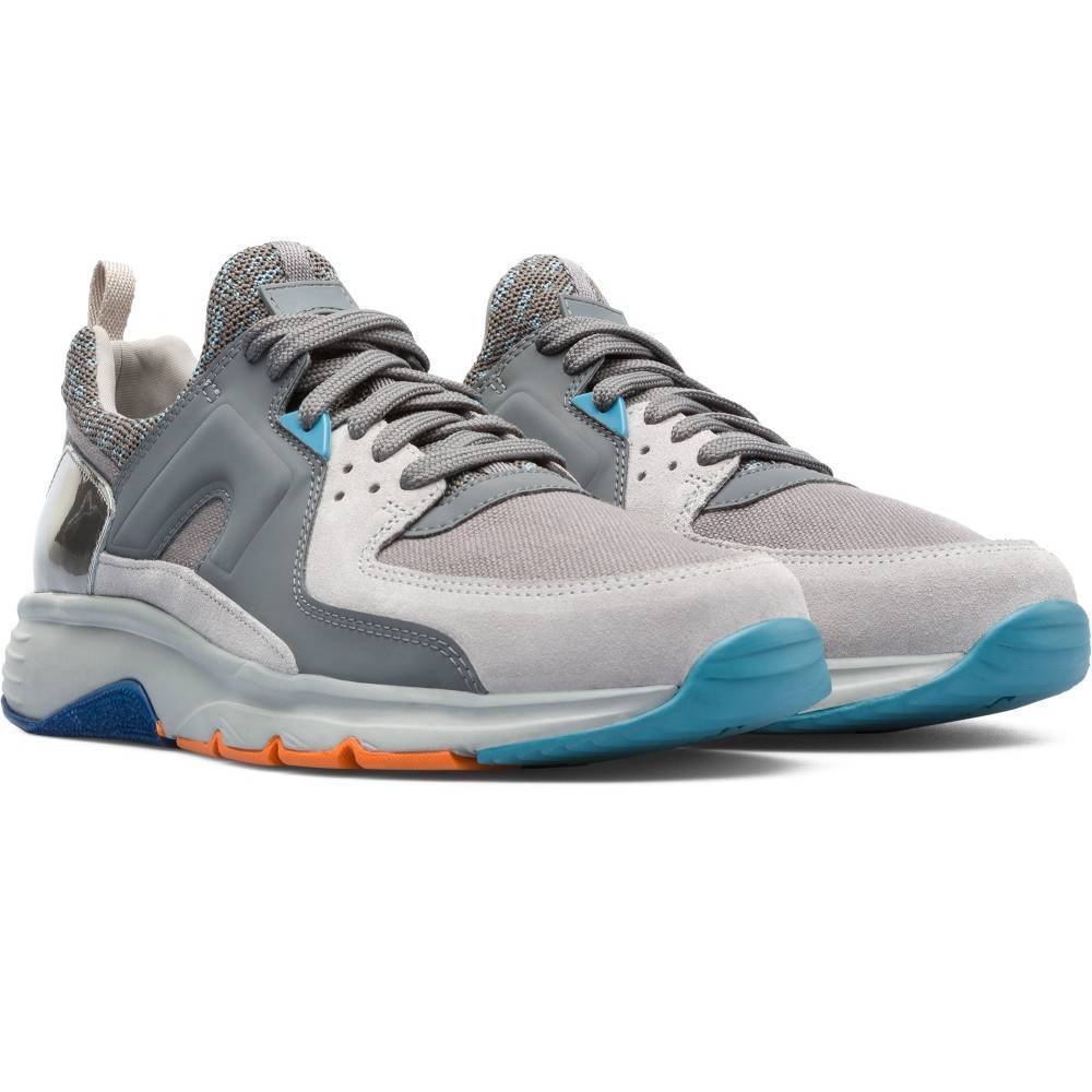 Campers Men's Classic Drift Sneakers with Suede and technical