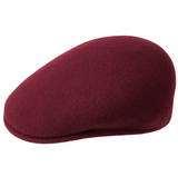 Kangol Wool 504 Caps Modern Classic 100% Seamless Wool Black Gold