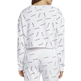 Dickies Women's Crop Top All Over logo Sweatshirt